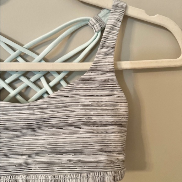 lululemon Silver Fox Strappy Sports Bra Lululemon Free To Be Bra (Wild) size 2 - Picture 7 of 10